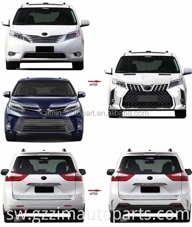Uuzaji wa Kiwanda cha hali ya juu mbele na nyuma & upande wa PP sindano ya mold kit kwa lex US RX270 RX350 2019